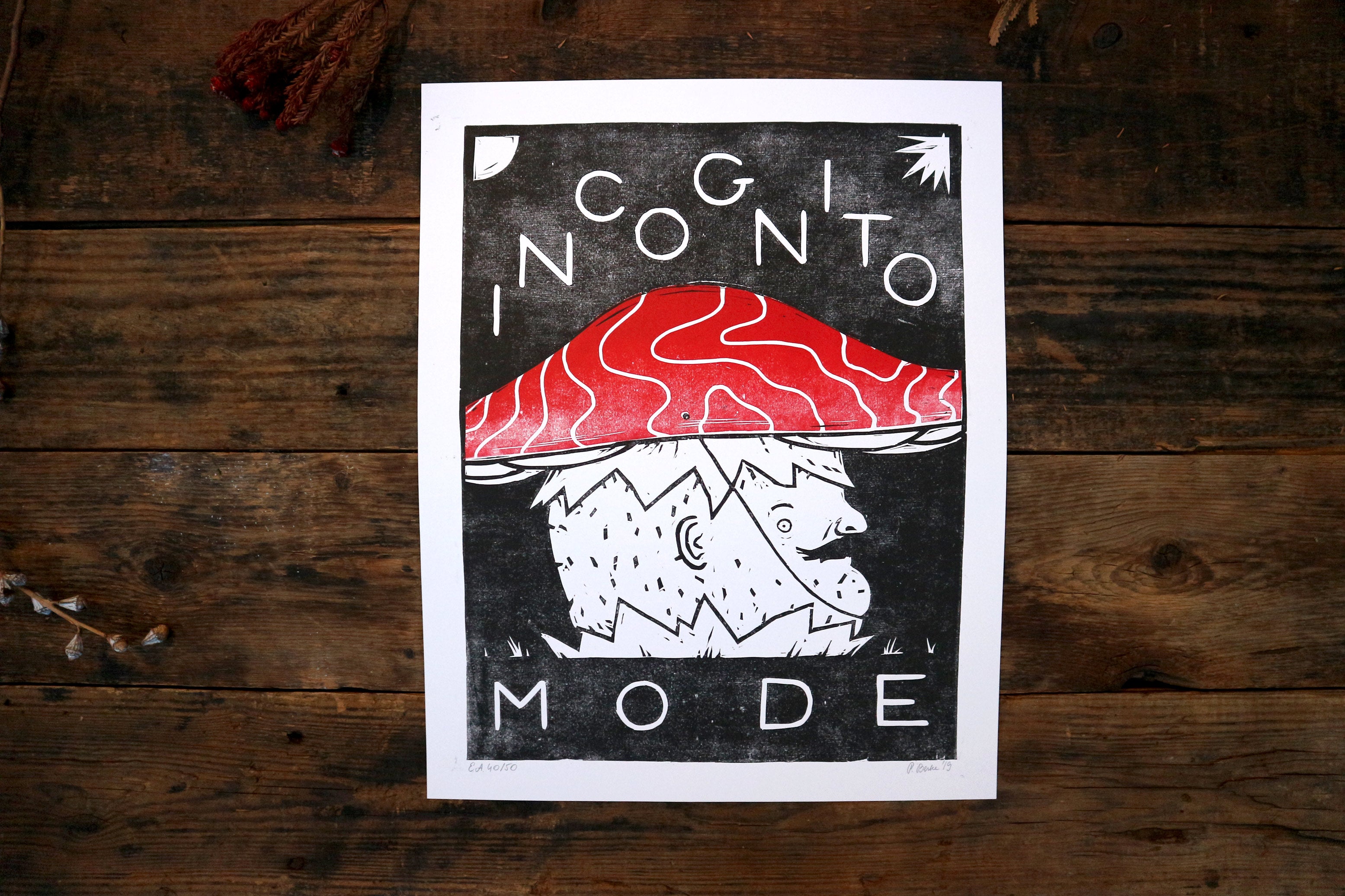 Incognito Mode ~Woodcut